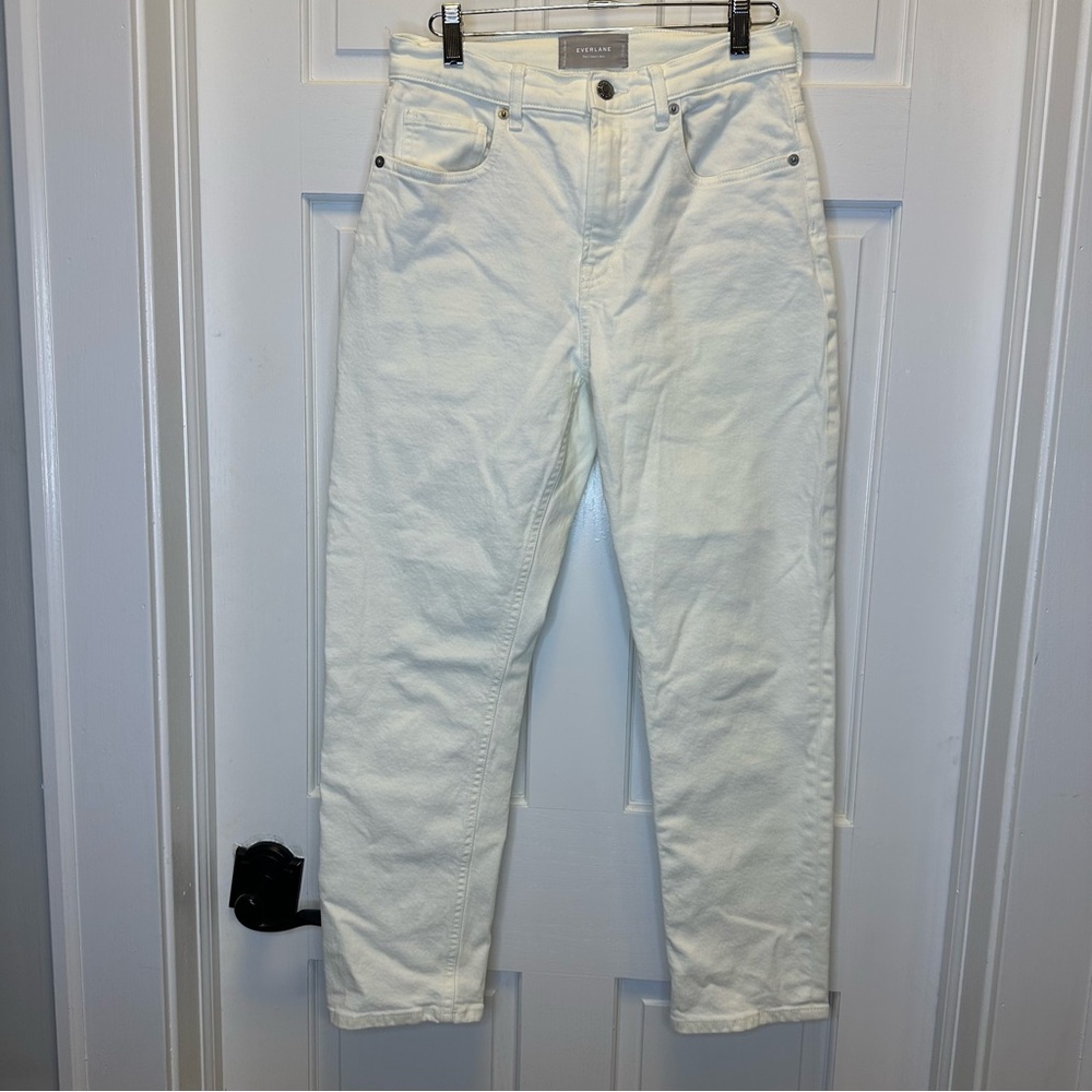 Everlane Women’s The Cheeky Jean Cream Size 27‎